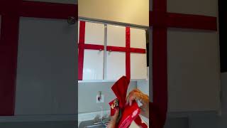 VIRAL Christmas Decorating Kitchen Cabinets ✨ diy dollartree [upl. by Andris156]