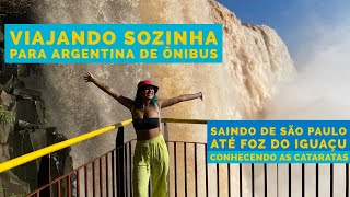 Vlog Viajando sozinha para Argentina de ônibus  Saindo de São Paulo até Foz do Iguaçu [upl. by Ashly549]