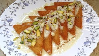 Shahi Tukda Recipe  Double ka meetha  Shahi Tukray Recipe  Aliza In The Kitchen [upl. by Pedroza]