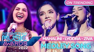 Mahalini X Lyodra X Ziva  Medley Song  Indonesian Music Awards 2022 [upl. by Einreb]