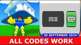 ALL CODES WORK GYM Lifting Legends Simulator 🏋️‍♂️ROBLOX  SEPTEMBER 30 2024 [upl. by Adanar]