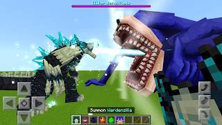 Every Shin Sonic vs Wardenzilla Mod ADDON UPDATE in MINECRAFT PE [upl. by Melburn]