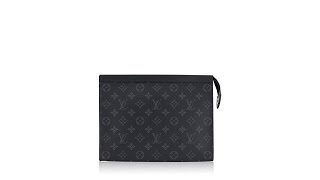 Louis Vuitton Monogram Eclipse Pochette Voyage MM [upl. by Ahter]