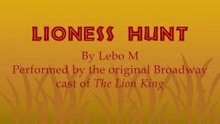 The Lion King  Lioness Hunt LYRICS amp TRANSLATIONS [upl. by Ahser765]