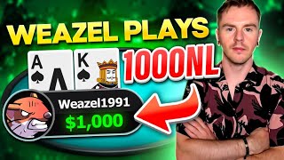 THE HIGHEST CASH GAMES I HAVE EVER PLAYED  Weazel Plays 1kNL Part 1 [upl. by Alrac]