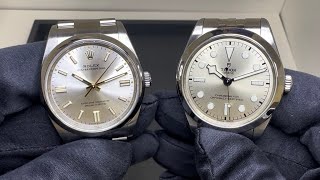 Tudor Black Bay 36 vs Rolex Oyster Perpetual [upl. by Aubert]