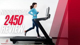 NordicTrack Commercial 2450 Treadmill Review  New For 2023 [upl. by Nyssa]