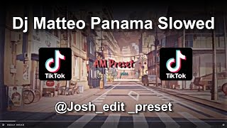 DJ Matteo Panama Slowed Tiktok Version Finally you found what you looking for [upl. by Stacee]