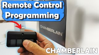 How to Program Chamberlain Garage Door Opener Remote [upl. by Ganiats995]