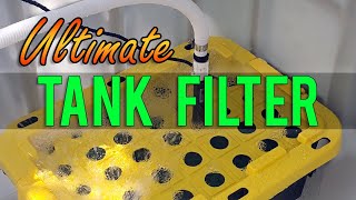 DIY Filter for Bait Tanks Koi Ponds Water Features  Protect Your Pump [upl. by Chelton]