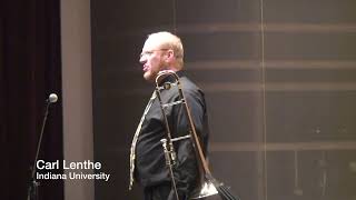 Carl Lenthe Trombone Recital [upl. by Gavrila6]