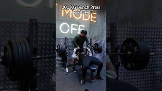 200 KG Bench Press Transformation [upl. by Story]