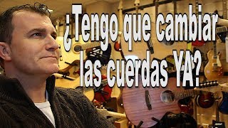 Cuándo le tengo que cambiar las cuerdas a la guitarrabajoukelele [upl. by Malaspina]