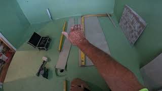 How To Tile a Shower Floor Going to a Linear or Strip Drain [upl. by Snowber]