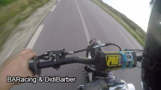 Yamaha Dt 50 Swap Engine Yz 125 First Test [upl. by Queridas]