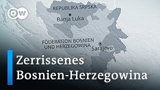 Zunehmende Spannungen in BosnienHerzegowina  DW Nachrichten [upl. by Island421]