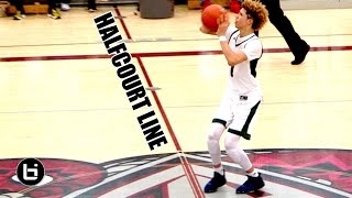 LaMelo Ball Crazy Halfcourt Shot POINTS at The Line Then PULLS UP From It LOL Stephen Curry Who [upl. by Anyk173]