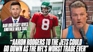 quotThe Aaron Rodgers Jets Trade Could Go Down As The Worst Trade In NFL Historyquot  Pat McAfee Reacts [upl. by Lamdin]