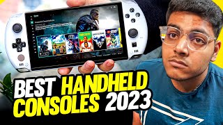 5 Best HANDHELD Gaming Consoles In India In 2023 HINDI [upl. by Aleakam]