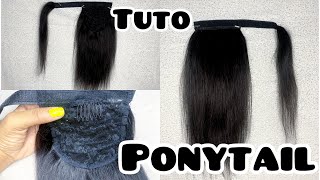 COMMENT FAIRE UN PONYTAIL SUPER FACILE haitiancreator [upl. by Renmus501]