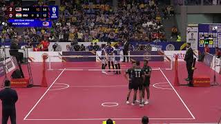 Malaysia vs India  Quarter Final 3  Team Regu  Premier  ISTAF Sepaktakraw World Cup Kuala Lu… [upl. by Mcneely]