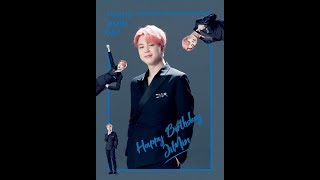 Congratulatory Moving Image 2019 JIMIN day [upl. by Trudey429]