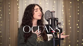 Oceans  Hillsong United cover by Genavieve Linkowski  Collab w Anthem Worship  MassAnthem [upl. by Gollin]