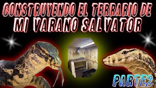 Construyendo Terrario Para Varano Salvator Así Quedó El Terrario y parte 2 [upl. by Elwin]