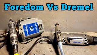 Foredom SR Series Rotary carver VS dremel 4000 Rotary tool [upl. by Bozovich]