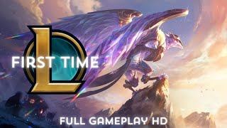 FIRST TIME ANIVIA GAMEPLAY  League of Legends HD [upl. by Ahsika150]