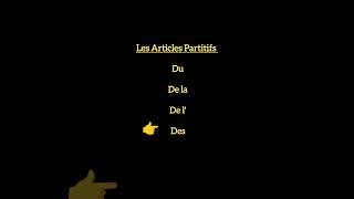 Partitive articles in French frenchlanguage french learnfrenchwithrk2850 [upl. by Noami]