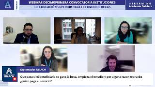 Webinar Convocatoria Instituciones 2024  Fondo de Becas [upl. by Estell]