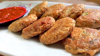 মজাদার ডিমের শামী কাবাব  Shami Kabab Recipe  Potato Egg Kabab Recipe [upl. by Papst]