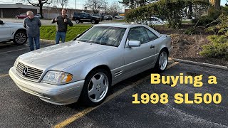 Buying a 1998 SL500 R129 and driving it 1400 miles [upl. by Anastasia]