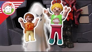 Playmobil video english The Ghost Train  The Playmobil Hauser Family kids cartoons [upl. by Annette246]