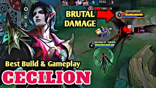 Cecilion Brutal Damage Build  Best Build amp Gameplay  Top Global Build [upl. by Pihc]