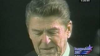 CSPAN President Reagan 1981 Inaugural Address [upl. by Nosyla553]