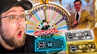 MY BIGGEST BETS ON MONOPOLY LIVE GAME SHOW [upl. by Phedra]