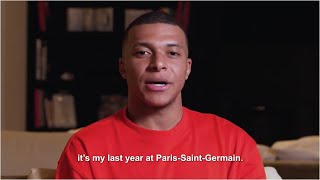 KYLIAN MBAPPE ANNOUNCES HES LEAVING PSG kmbappeIG [upl. by Breh]