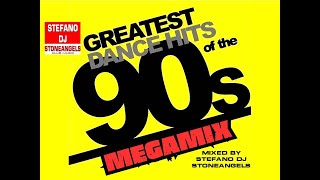 DANCE 90 GREATEST HITS MEGAMIX  FREE DOWNLOAD MIXED BY STEFANO DJ STONEANGELS dance90 90s [upl. by Yelekalb]