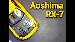 Building a realistic Aoshima RX7 124 car scale in 10 minutes step by step build [upl. by Silvestro]