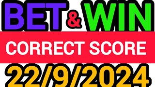 CORRECT SCORE PREDICTIONS TODAY 2292024FOOTBALL PREDICTIONS TODAYSOCCER PREDICTIONSBETTING TIPS [upl. by Masterson138]