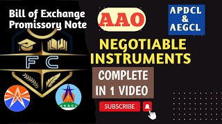 Negotiable Instruments APSC AAO AAO in APDCL amp AEGCLBComClass 11Falcon Coaching 9 [upl. by Stace]