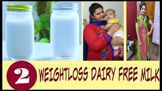 NonDairy Milk Recipes for Weight Loss  How To Make Dairy Free Milk at Home  Fat to Fab [upl. by Mchenry]