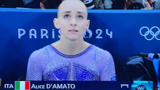 Alice DAmato claims balance beam After finishing a painful crying fourth in the allaround [upl. by Elleynad]