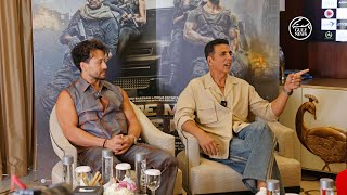 Bollywood actors Akshay Kumar Tiger Shroff on their Eid film ‘Bade Miyan Chote Miyan’ in Dubai [upl. by Kopans547]