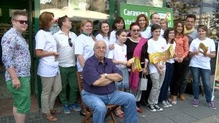 Caravana Catena la Timisoara  sesiune de autografe [upl. by Ettenal808]