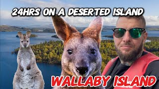 SURVIVED CAMPING WITH DANGEROUS AUSTRALIAN WILD WALLABIES ON A DESERTED SCOTTISH ISLAND [upl. by Elehcir]