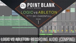 Logic VS Ableton Recording Audio Comping [upl. by Carline]