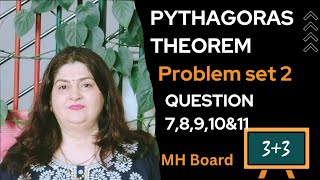 class 10Pythagoras Theoremproblem set 2q7 to 11IMP questions of Pythagoras Theorem 🔥 [upl. by Candless]